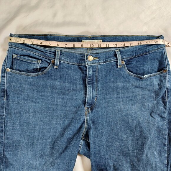 Levi's Womens Jeans Classic Bootcut Dark Wash Highrise Stretch Denim Size 18 - Picture 11 of 13